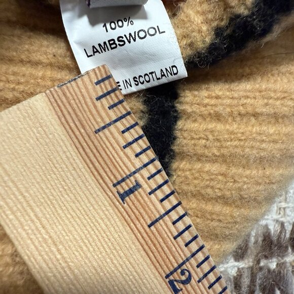 Harry Potter Hufflepuff Quidditch Wool Sweater Womens XL Patch Wizarding World - Picture 4 of 10